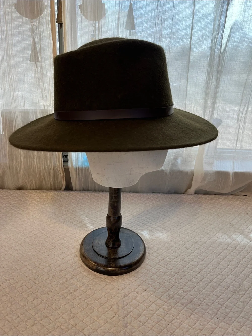 BORGES & SCOTT fedora wool and alpaca hat